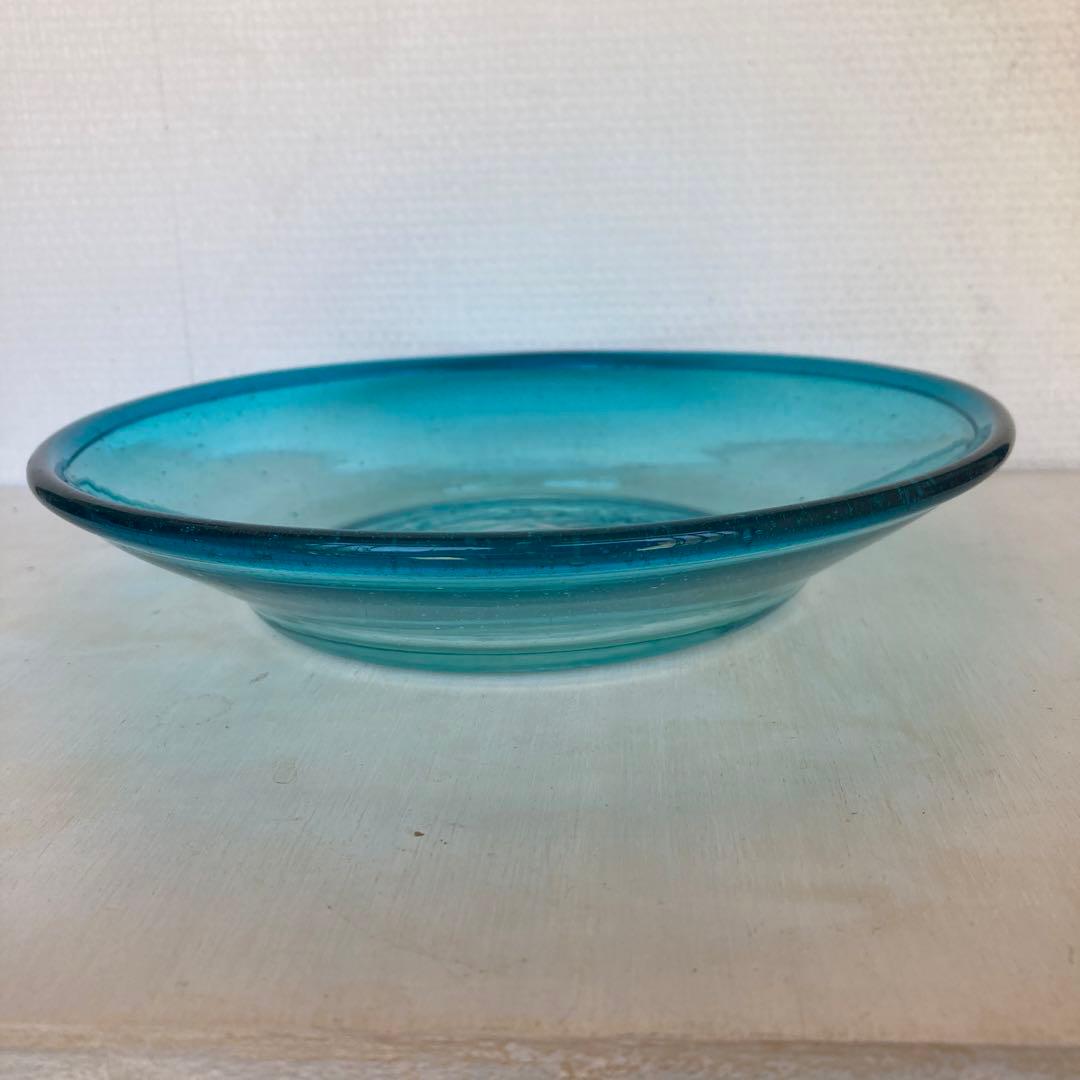 吹きガラス　倉敷ガラス　皿　横山秀樹？ 　小谷真三　内田鋼一　安藤雅信