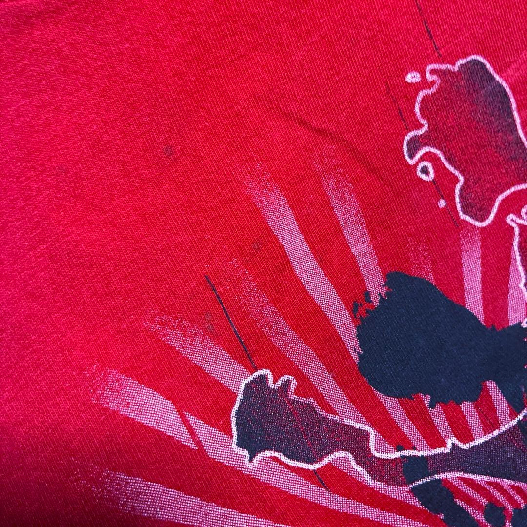 ビンテージ 2005 オアシス oasis Tシャツ 赤