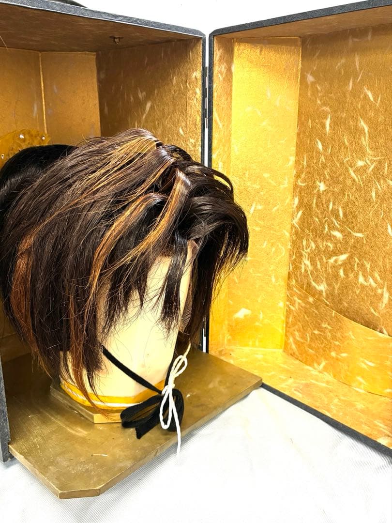 創作夜会巻き、大サイズ、中古大衆演劇かつら、舞踊かつら、日本髪かつら、