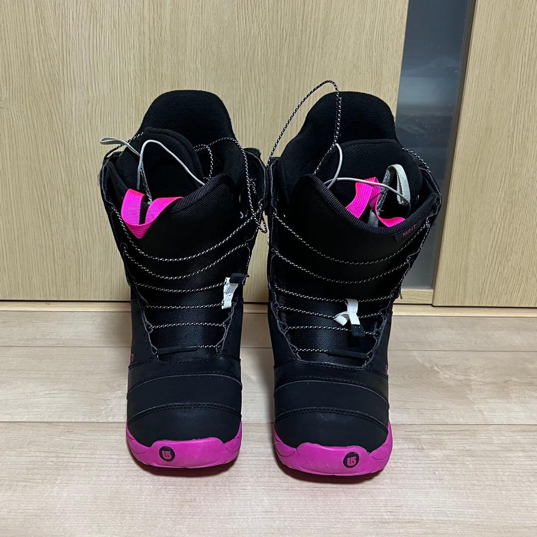 【極美品】BURTON スノーボードブーツ 女性用 黒/ピンク