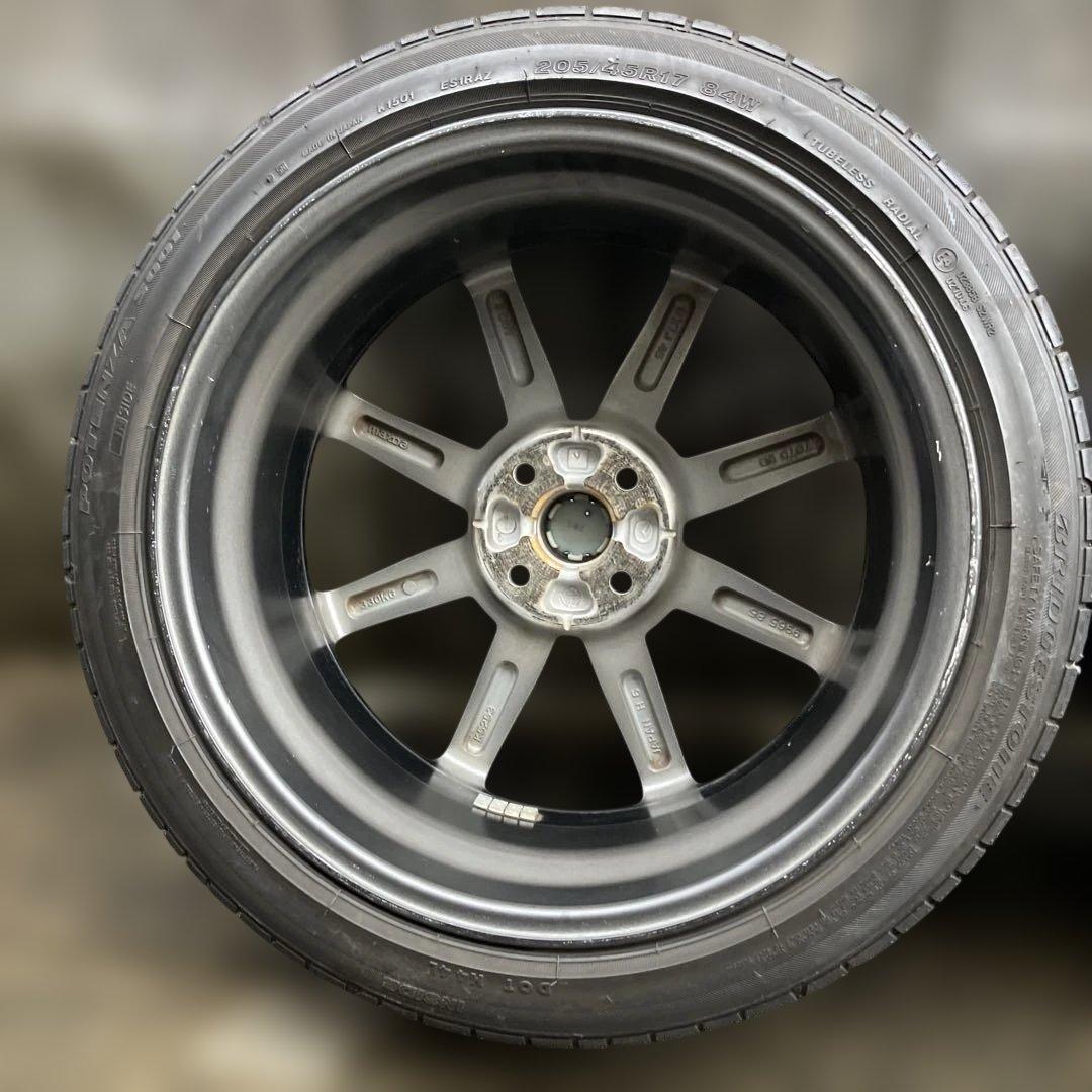 マツダ NDロードスターRF 純正17インチタイヤ&アルミホイール4本セット