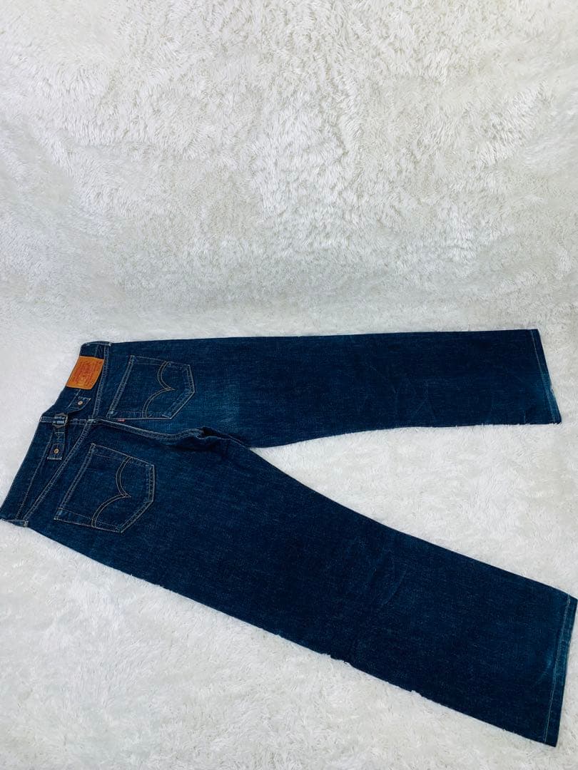 【美品】Levi's 702 ストレートW33 濃紺BIG E 赤耳セルビッチ