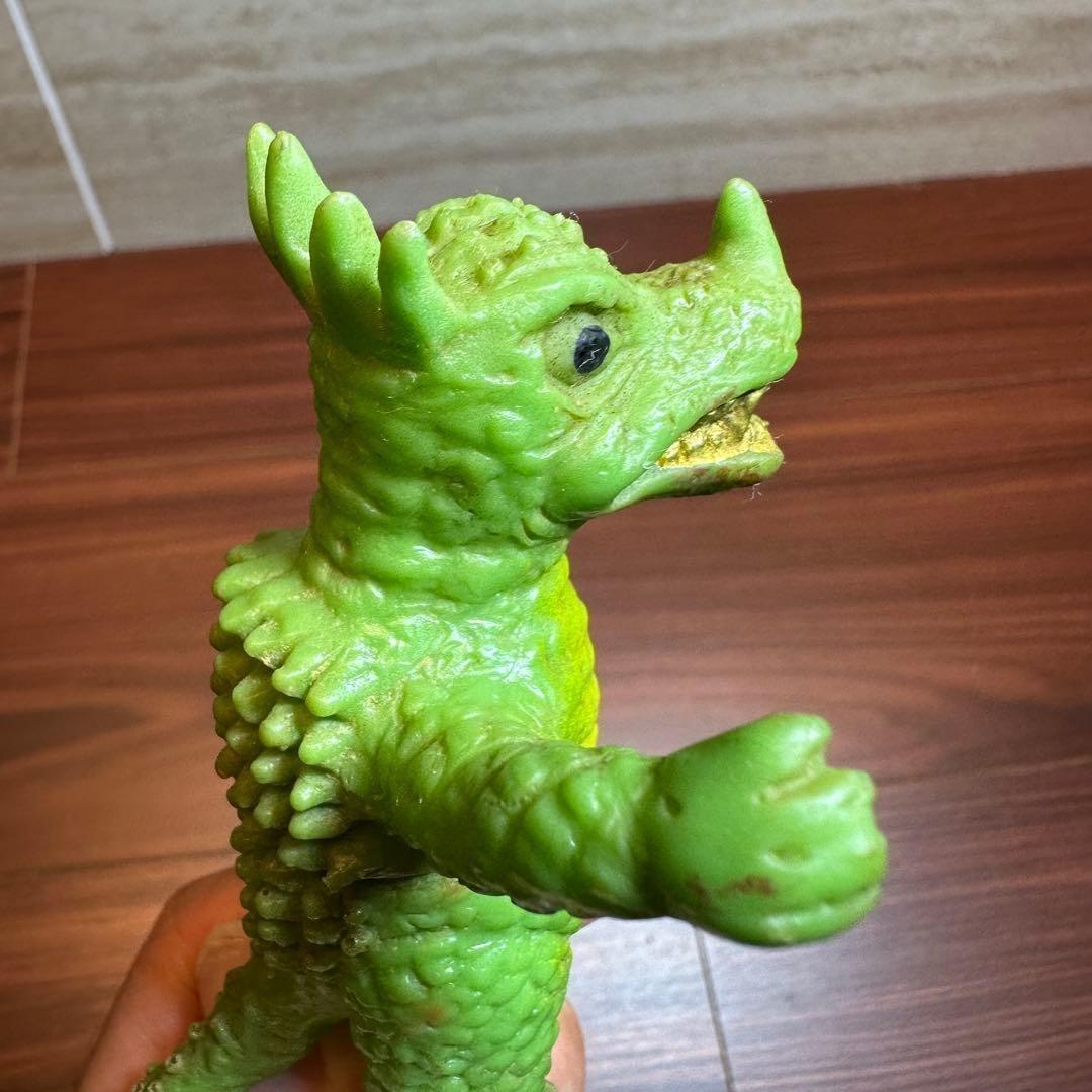 ブルマァク アンギラス ソフビ 当時物 珍色 4104