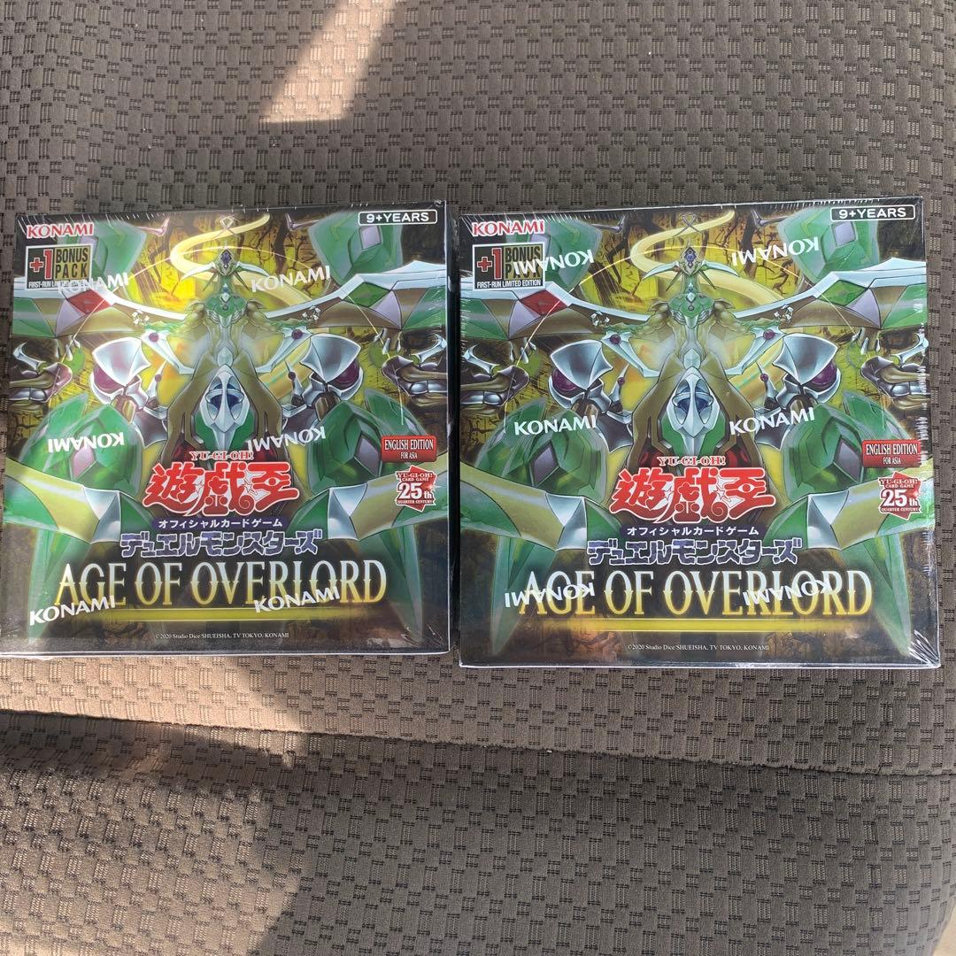 遊戯王OCG AGE OF OVERLORD アジア版2個セット