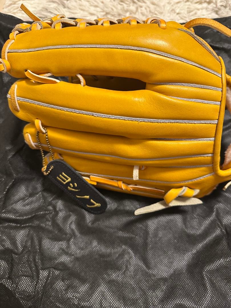 Mizuno Pro 硬式グローブ　外野手用　高橋由伸モデル　耕作印入り　巨人