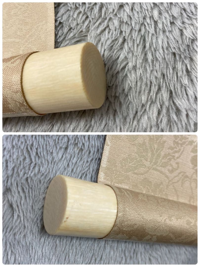 掛軸　三輪良平作　立雛　桃の節句　共箱　落款有　二重箱入