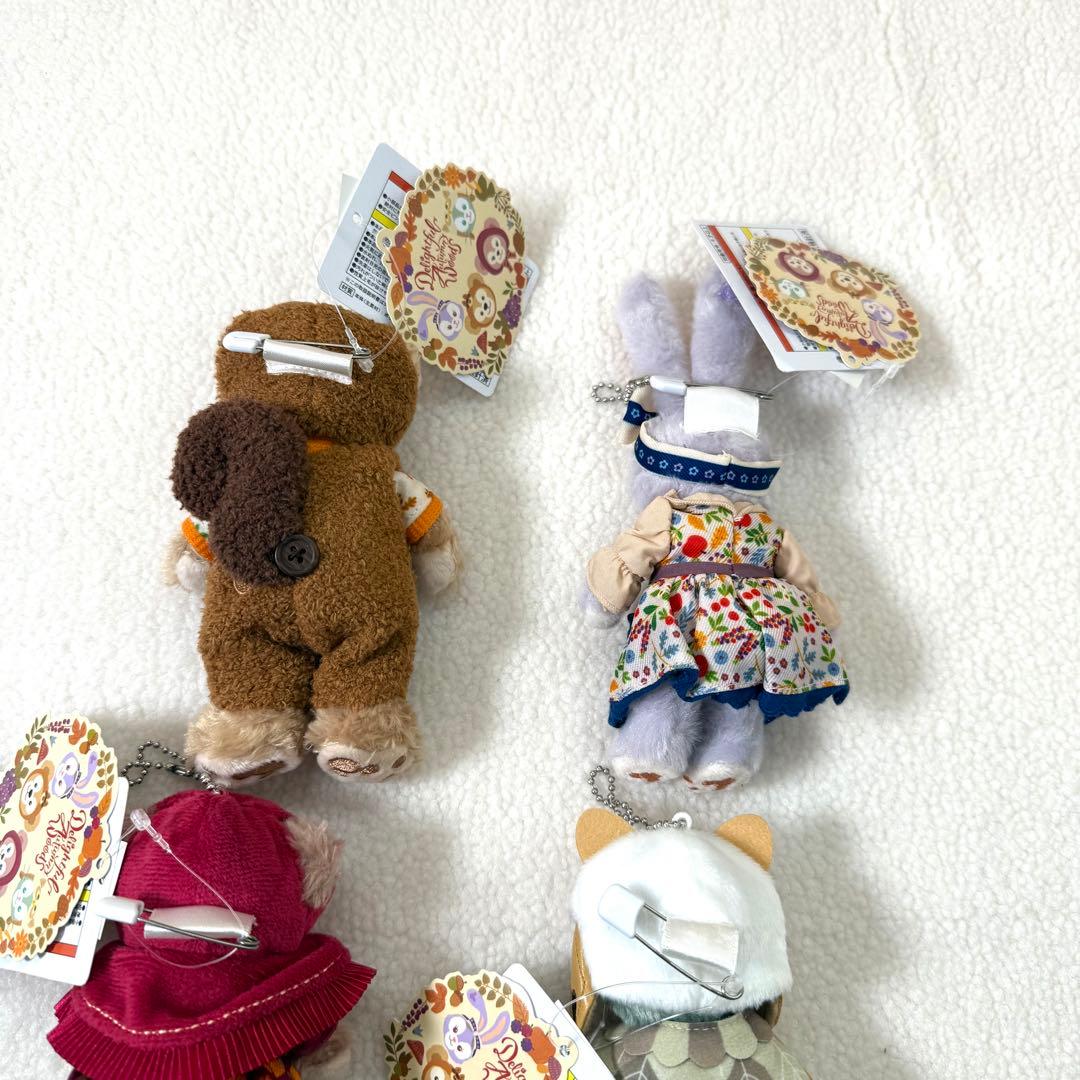 秋のぼうけん　TDL TDS期間限定ぬいぐるみバッジステラルー４体セット