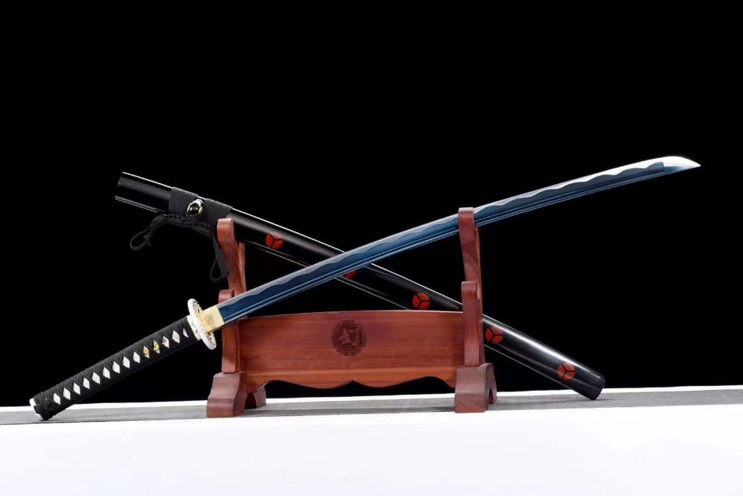 焼藍武士刀『魔淵の刃』  武具　刀装具　日本刀　模造刀 居合刀