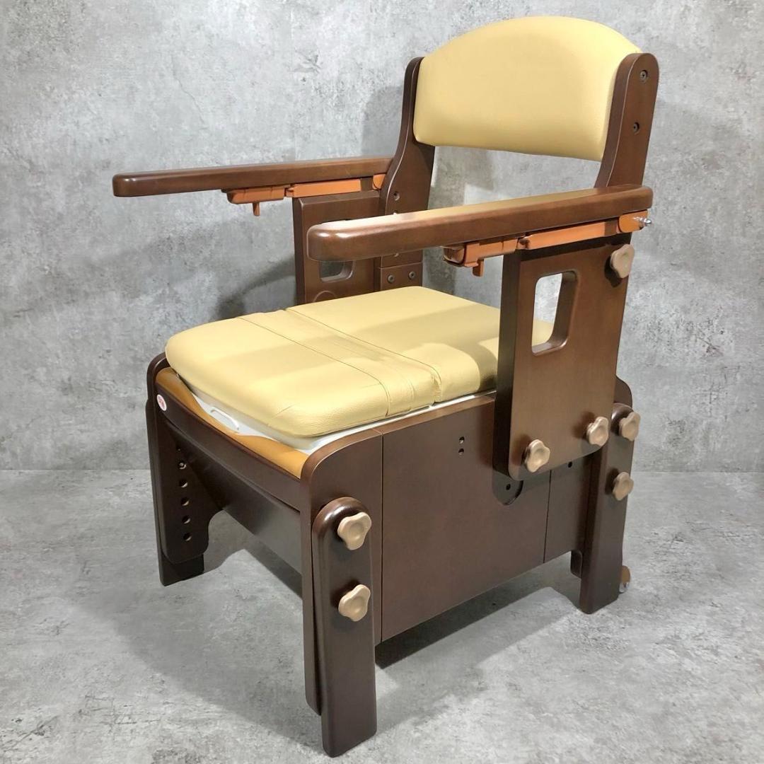 未使用 アロン化成 安寿 家具調 スマートトイレ NEO はねあげ 標準便座