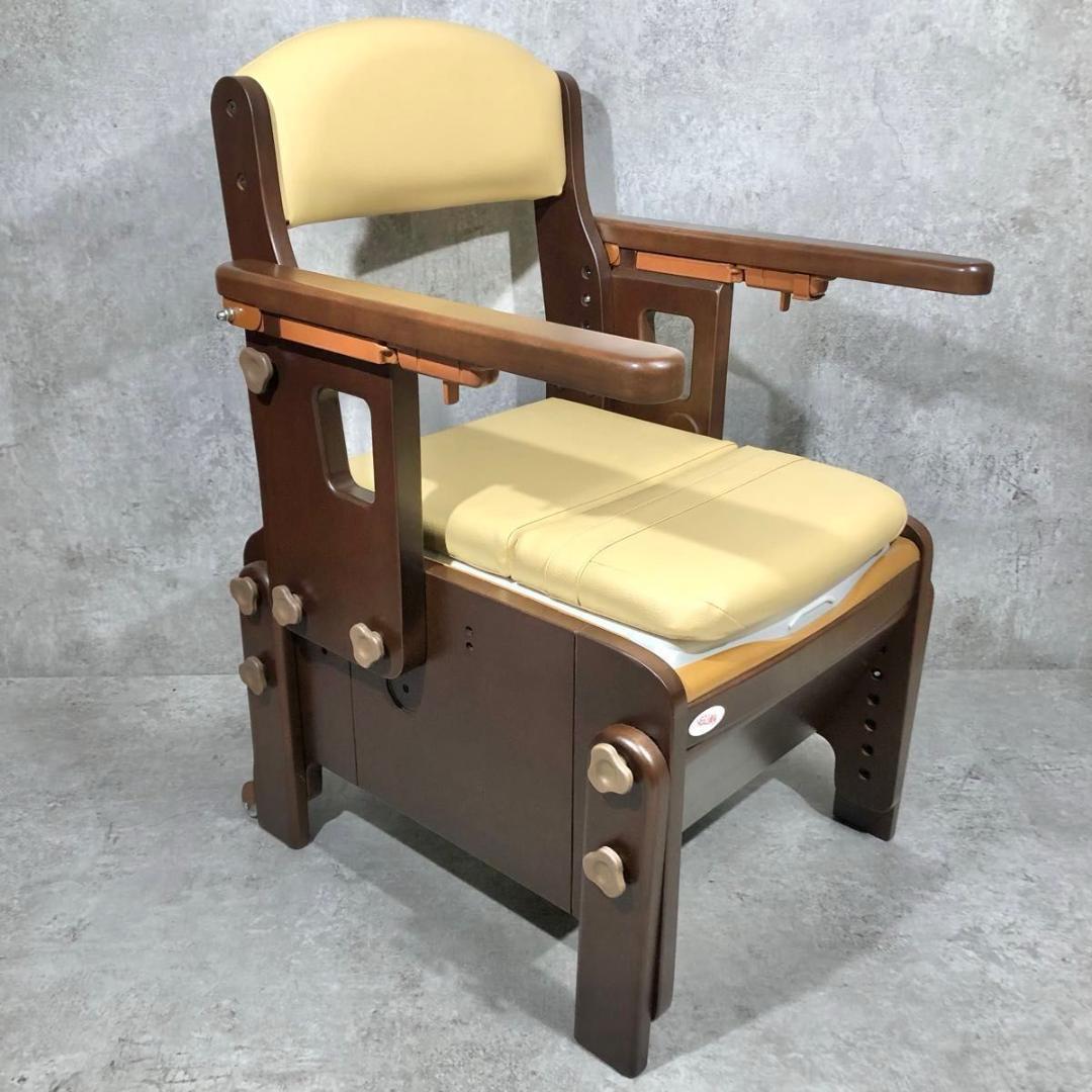 未使用 アロン化成 安寿 家具調 スマートトイレ NEO はねあげ 標準便座