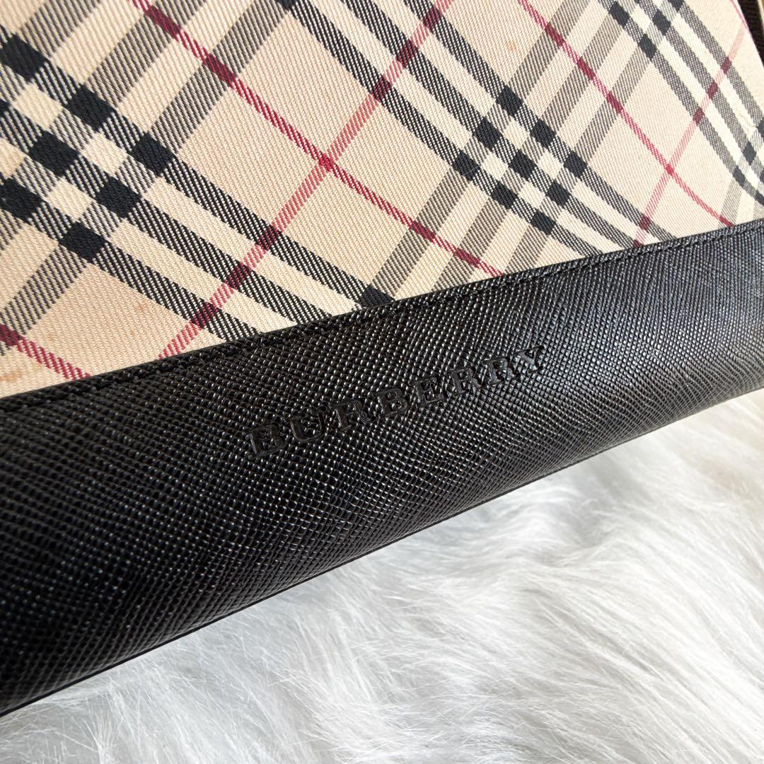 BURBERRY バーバリー ノバチェック ワンショルダーバッグ ハンドバッグ