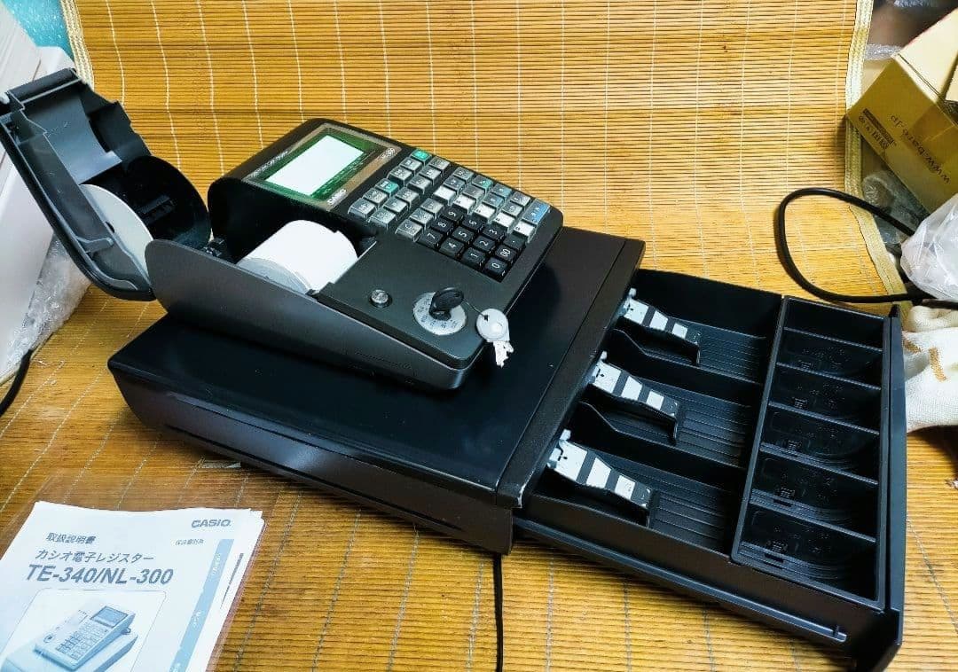 カシオレジスター　TE-340/NL300　フル設定無料　340260