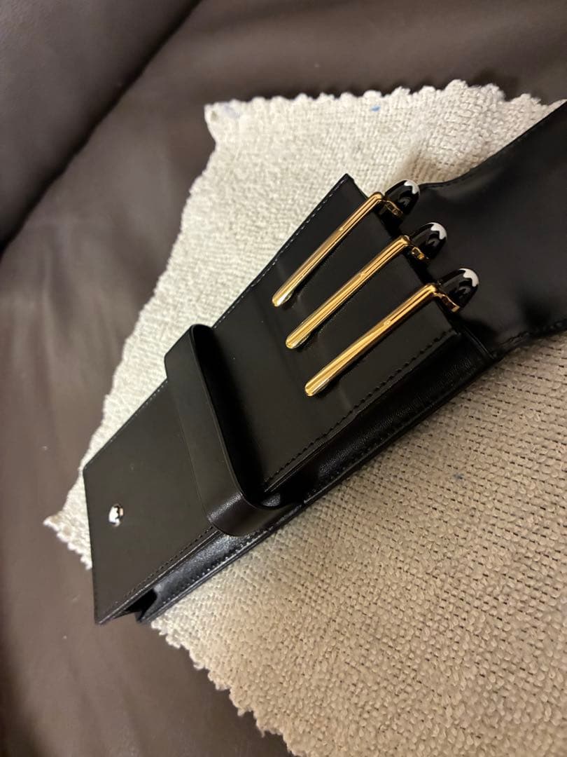 ◾️MONT BLANC モンブラン◾️SIENA シエナ◾️3本差しペンケース◾️