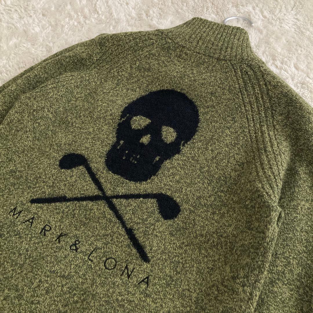 美品！MARK＆LONAマークアンドロナ　ジップアップ　セーター　S