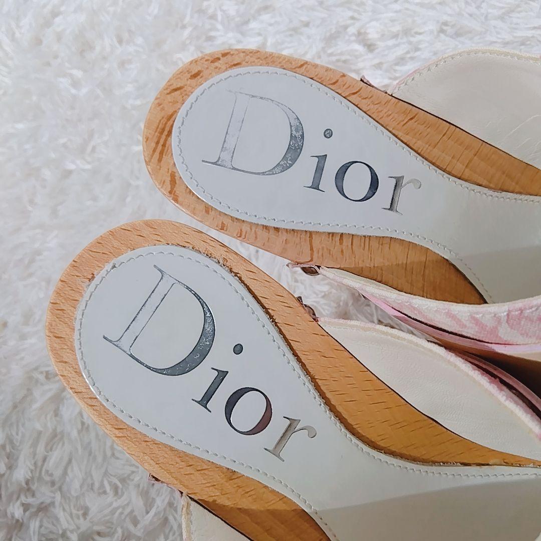 【箱付き 美品】ディオール　トロッター　フラワー　ガーリー　ブロッサム　サボ