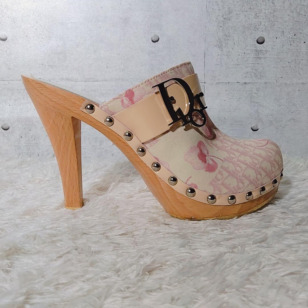 【箱付き 美品】ディオール　トロッター　フラワー　ガーリー　ブロッサム　サボ