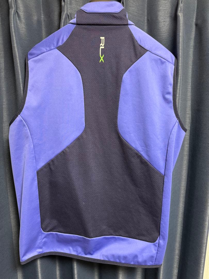 RLX ラルフローレン　ゴルフ　ネイビー/パープル ベスト　サイズUS L