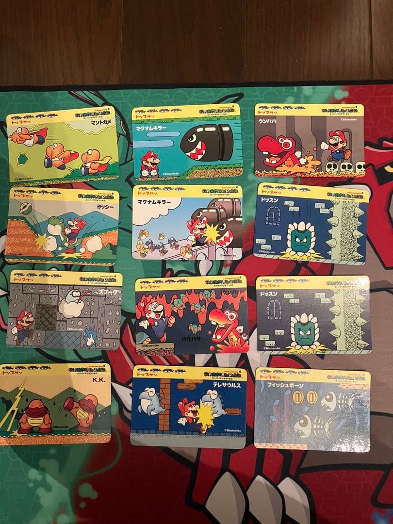 当時物 スーパーマリオ カードセット トップサン　57枚セット キラ有 オマケ付