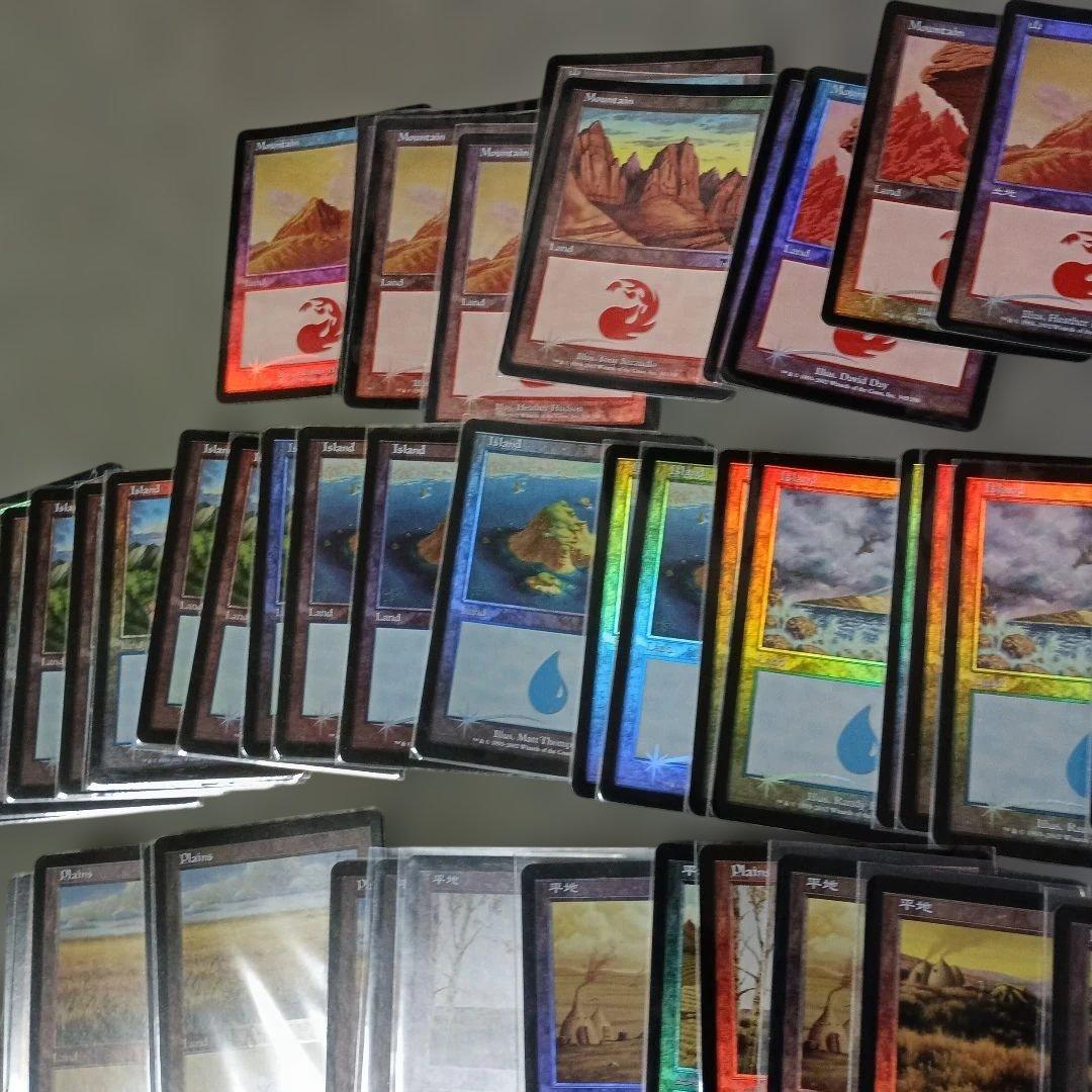 ＭＴＧ 特価　旧枠土地foil　87枚前後　オンスロート