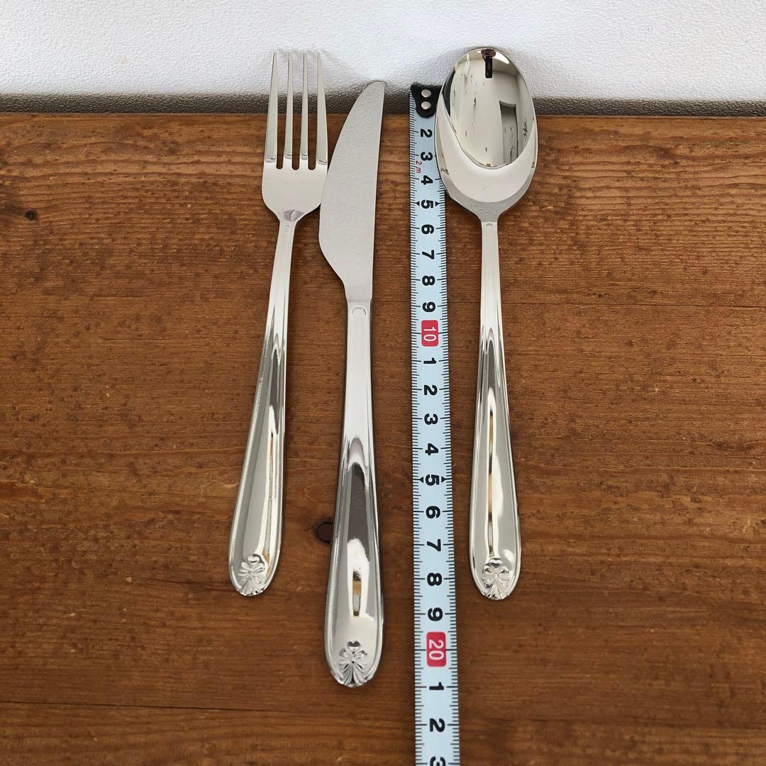 未使用　ラッキーウッド　マリエッタ　カトラリー40本セット　リボン　ハート