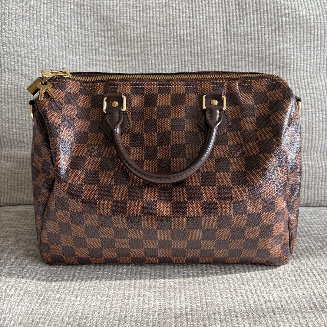 美品*ルイヴィトン ダミエ スピーディ・バンドリエール30 匿名配送