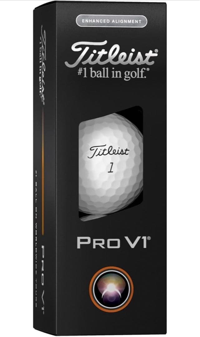タイトリストプロV1AIM Enhancedボール 25年ローナンバー2ダース