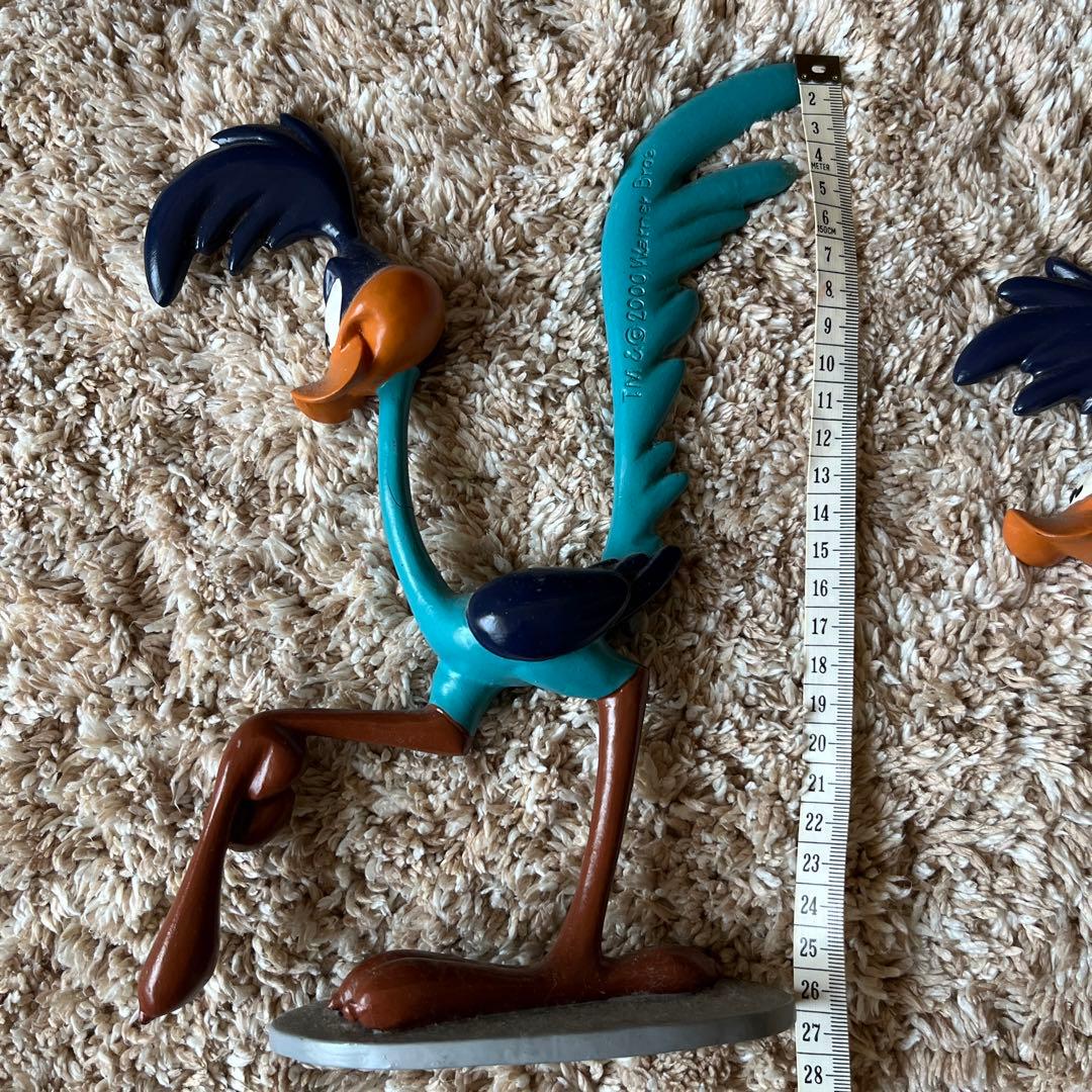 2000年ロードランナー　フィギュア　2体セット！レア！アメリカ雑貨特大サイズ