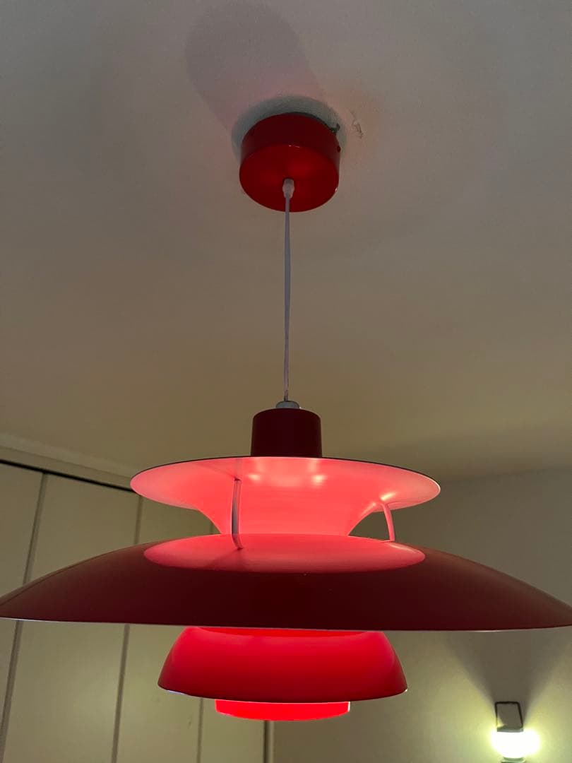 吉*田様 中古品　ルイスポールセン PH5リプロダクト ポールヘニングセン レッ