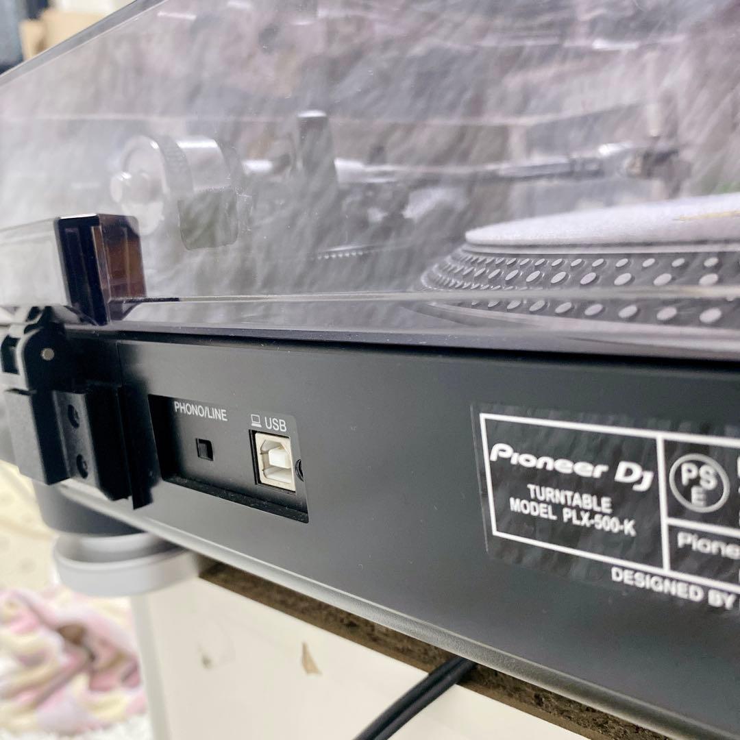 Pioneer DJ PLX-500-K ダイレクト ドライブターンテーブル