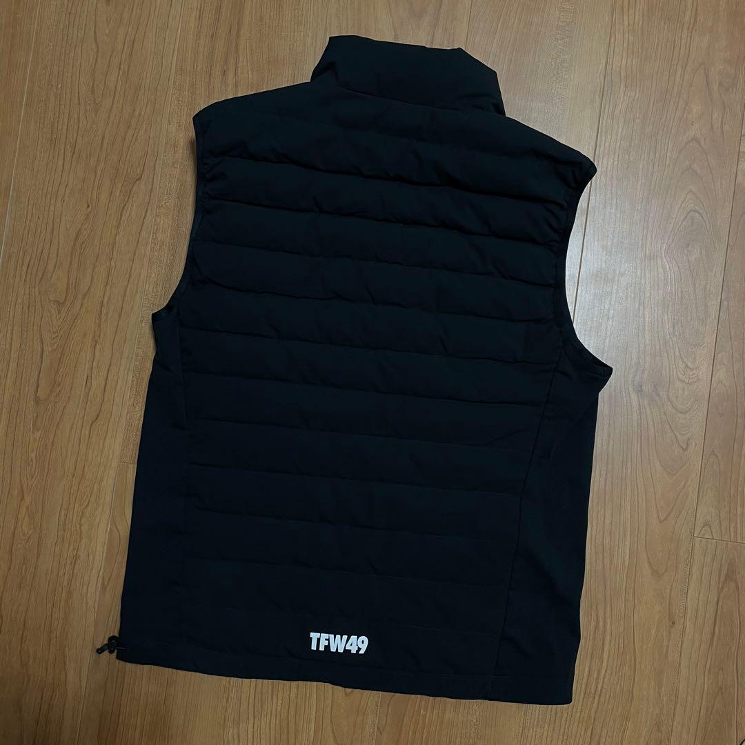 TFW49 ダウンベスト　ブラック　S ゴルフ　防寒