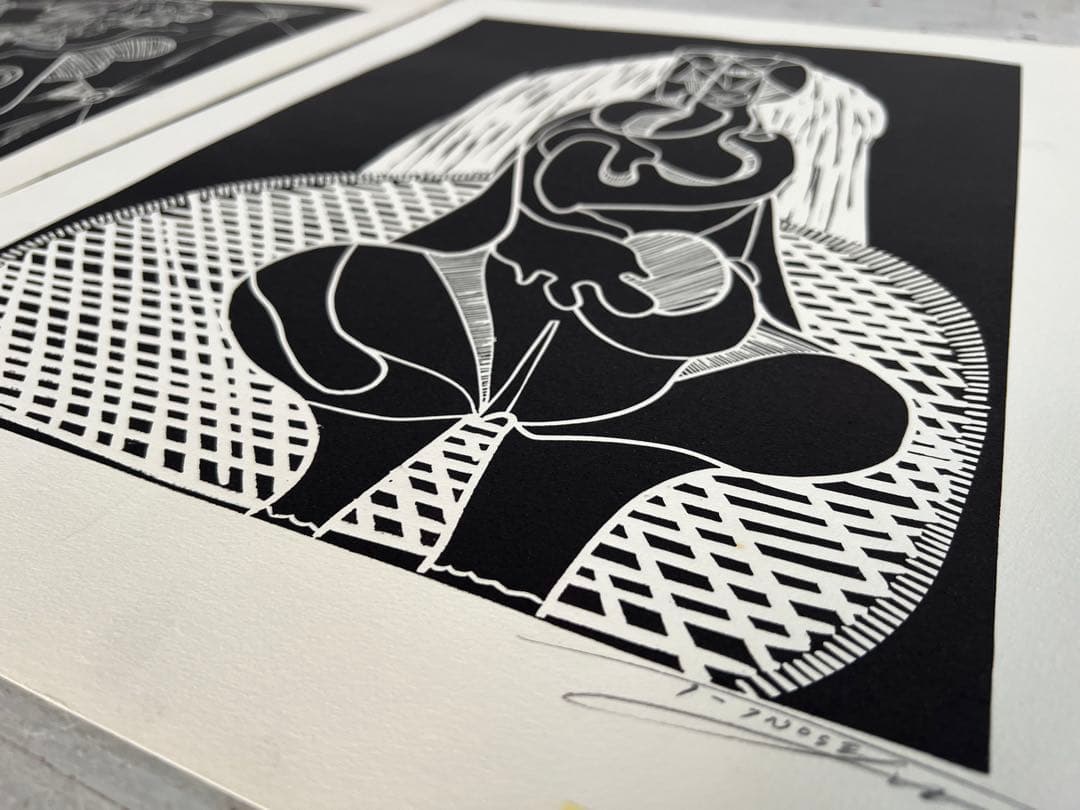 猪瀬辰男リトグラフ24点 限5-20 署名入 1980年 銅版画・石版画 外箱付