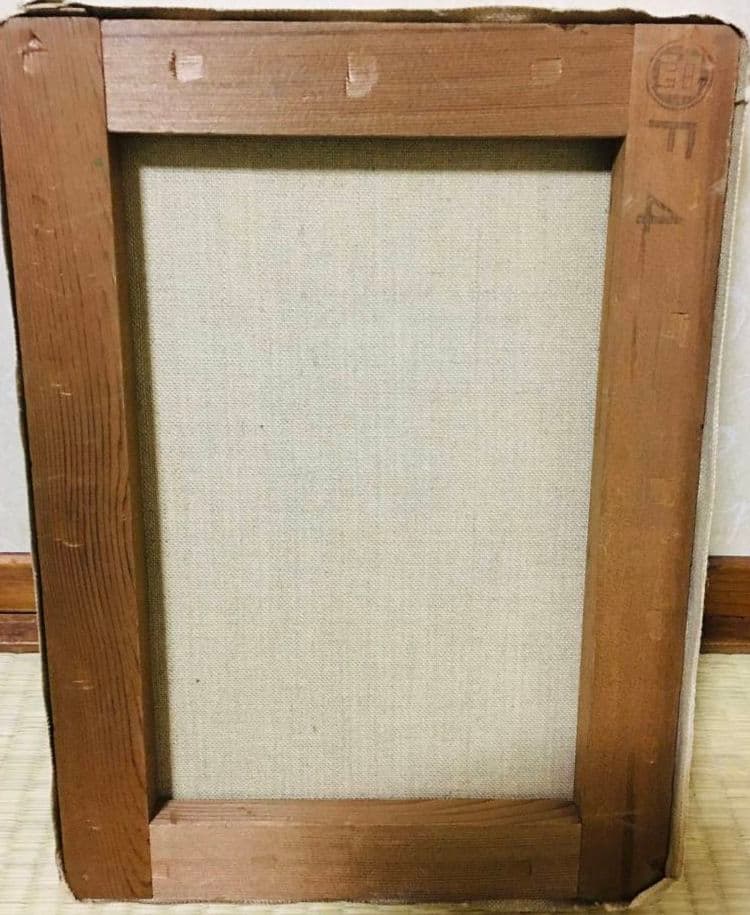 紅花　油絵　F4(242×333mm)