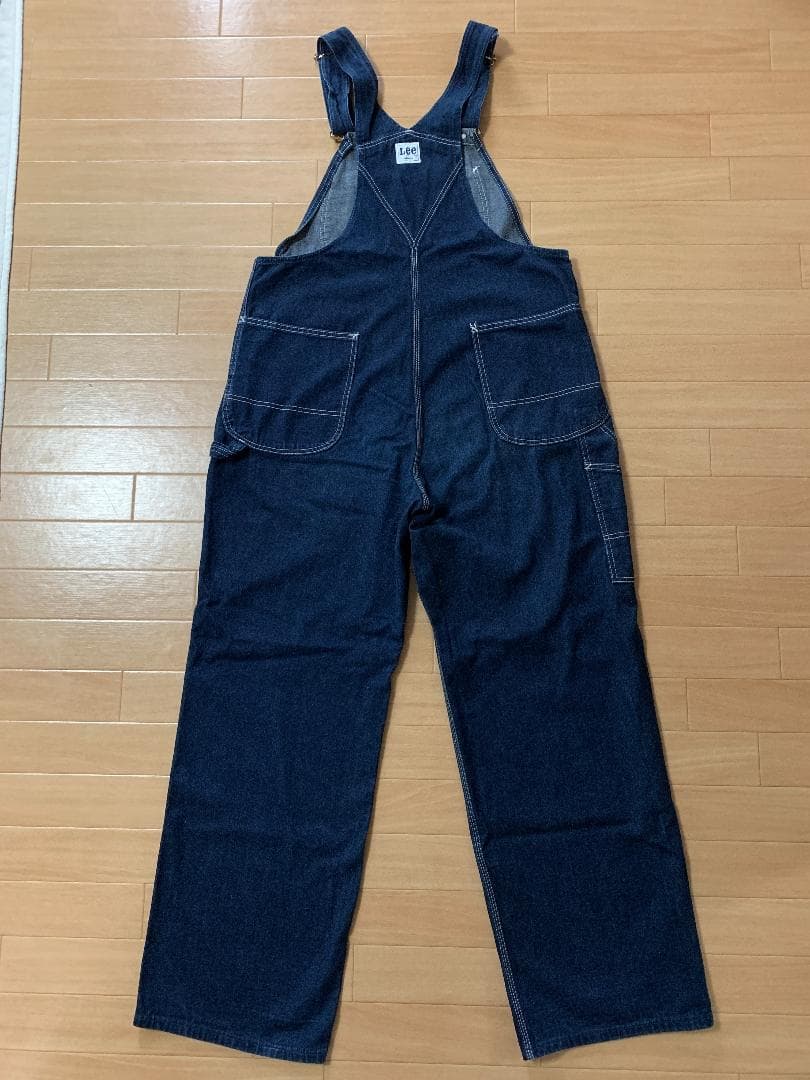 Lee 日本製☆ワイドオーバーオール☆レトロデニム☆メンズL・レディースLL