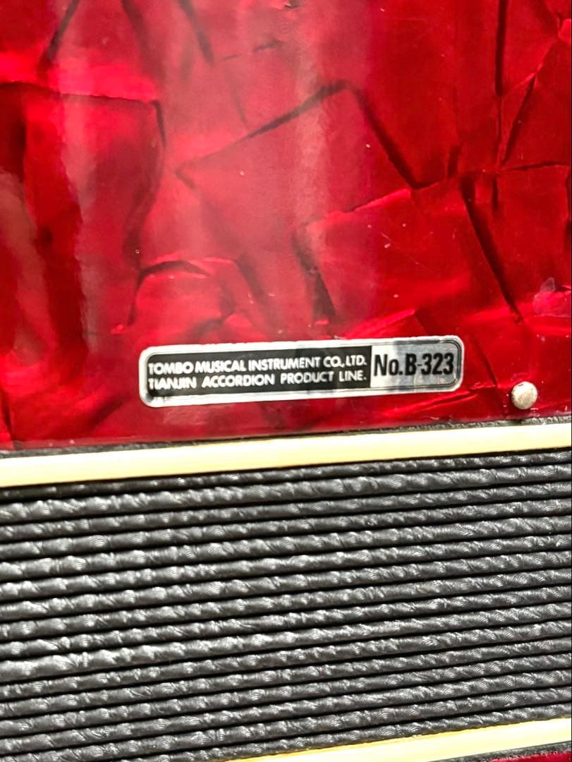 【音出し確認済】TOMBO アコーディオン B-323 BASS 32KEYS