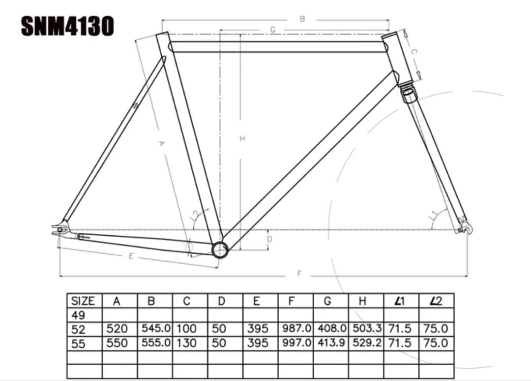 ピストバイク　フレーム　※ゼロハン