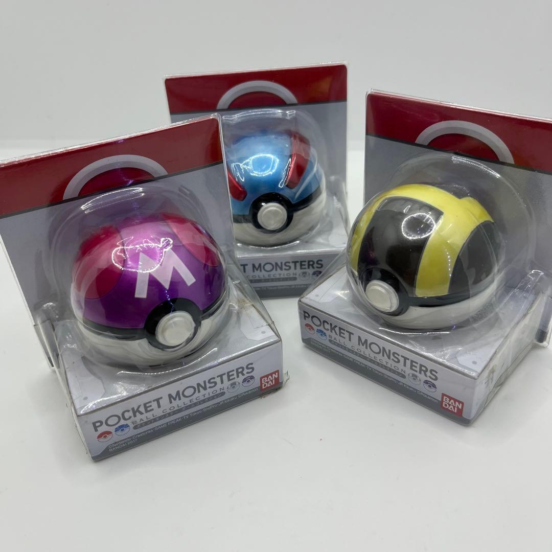【未開封】ポケットモンスター　ボールコレクション　マスターボール他3セット　食玩
