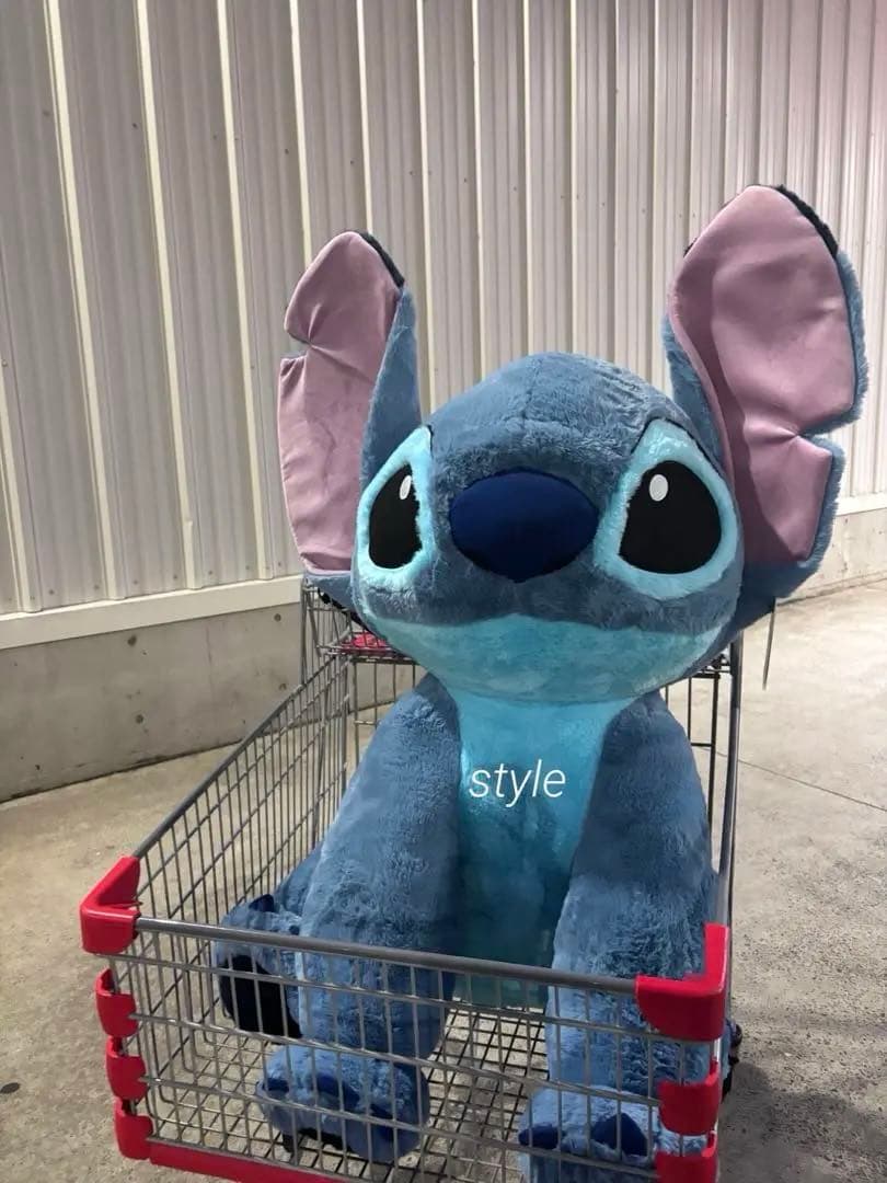 特大スティッチぬいぐるみ 全長(座高)約100cm