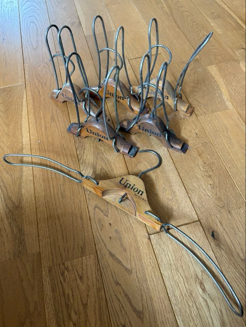 Vintage Unionハンガー6本セット