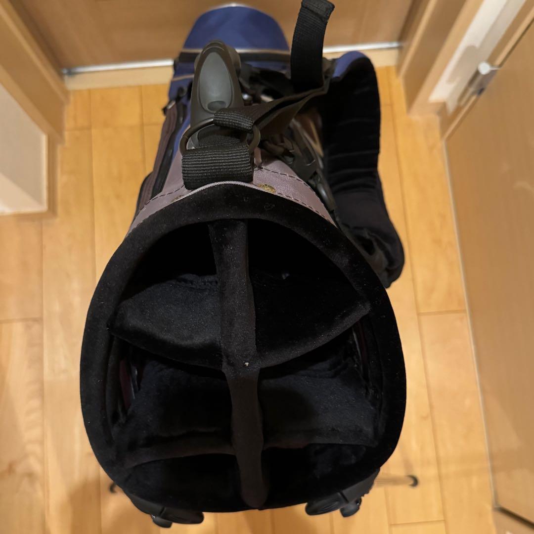 美品Callaway GOLF ゴルフキャリーバッグ　スタンドタイプ青灰