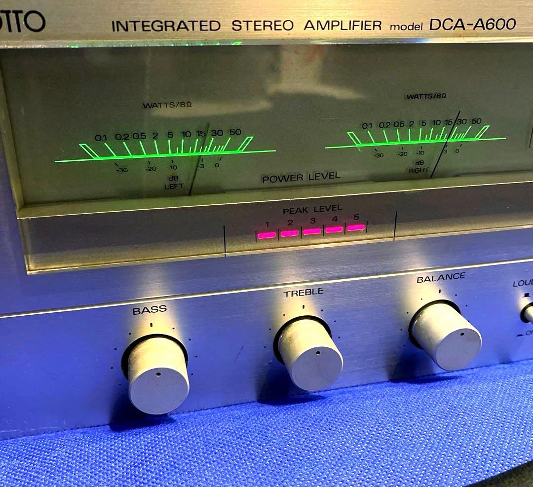 OTTO プリメインアンプ DCA-A600 動作品 送料込