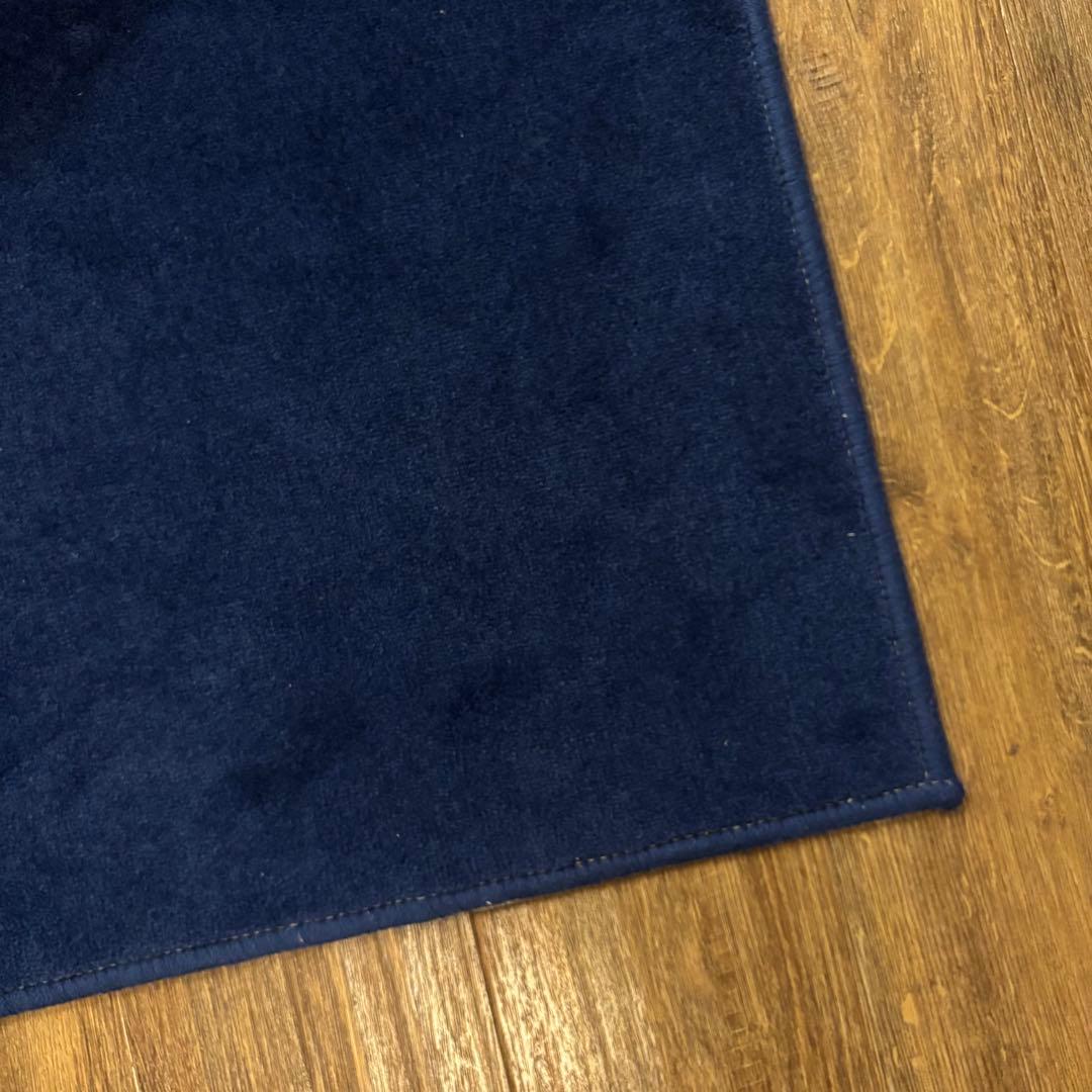 スミノエ Wool Rex 防炎ラグ コバルトブルー 140×200