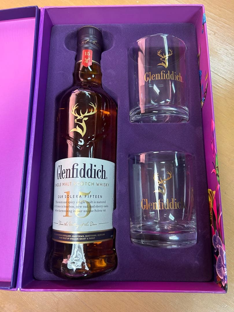 Glenfiddich 15年 シングルモルトウイスキーセット