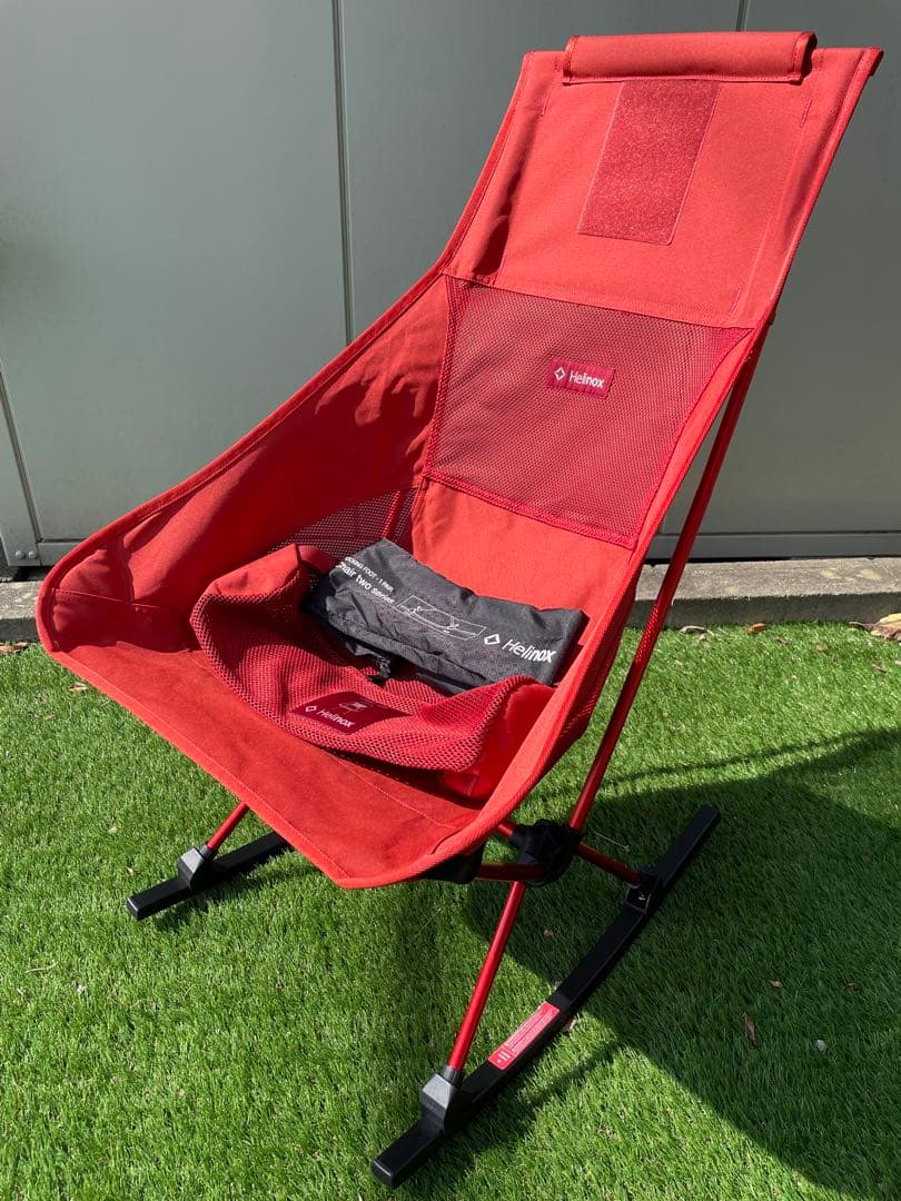 Helinox ヘリノックス チェアツー パプリカ + ロッキングフット