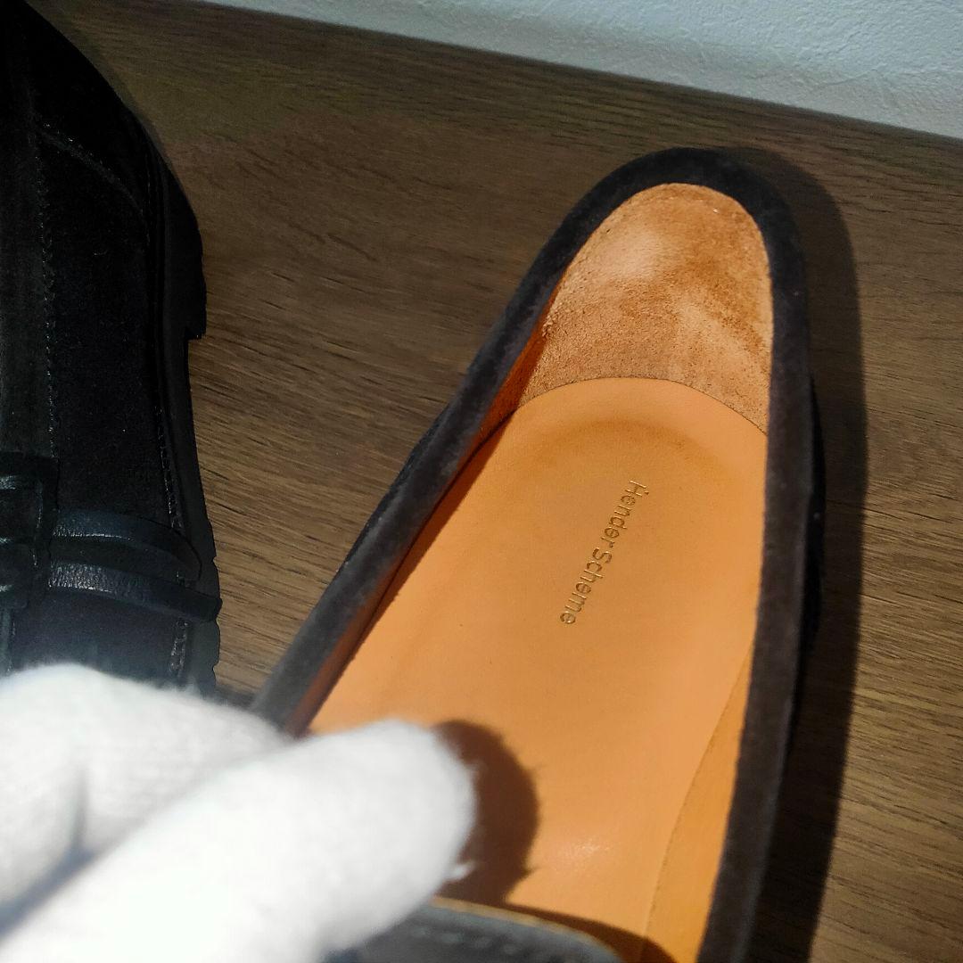 HenderScheme horn loafer トグル ローファー ブラック