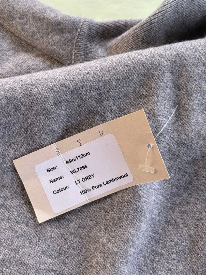 新品SAXONE made in BRITAIN 英国 ニット　ウールセーター