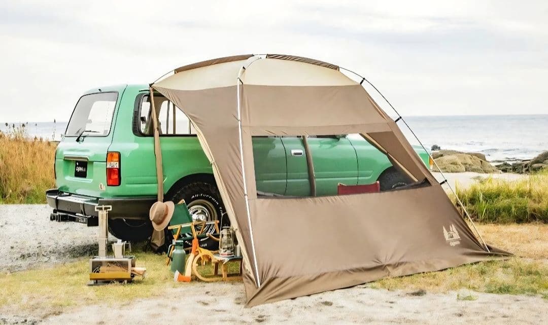 美品　オガワ　カーサイドシェルター　タープ