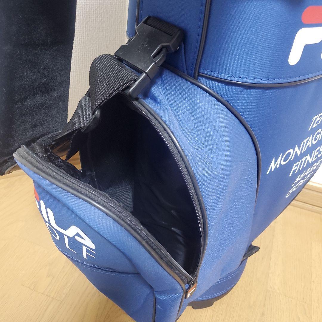 【新品タグ付き】FILA GOLF ゴルフバッグ 8.25インチ 青