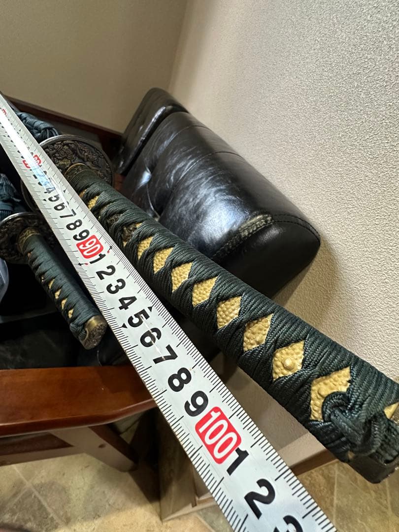 観賞用　模造刀　飾り台付