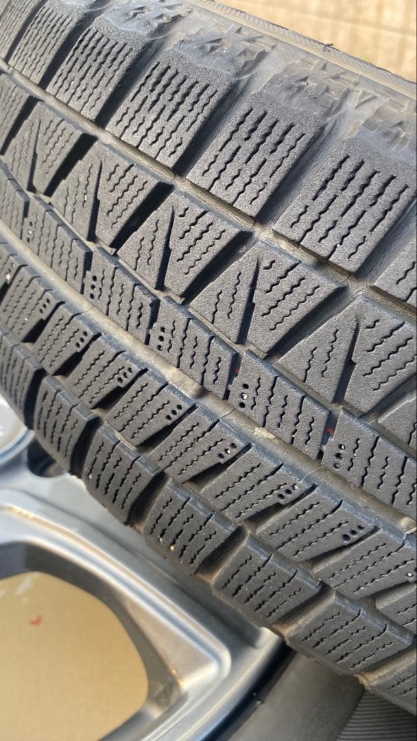 スタッドレスタイヤホイル付き155/65/R14、4本セット