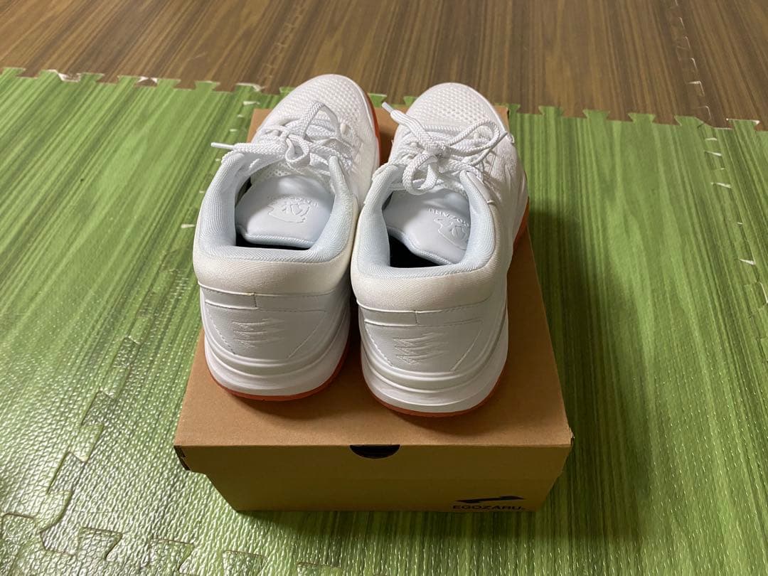 エゴザル　エゴブレイズ ホワイト×オレンジ　27cm